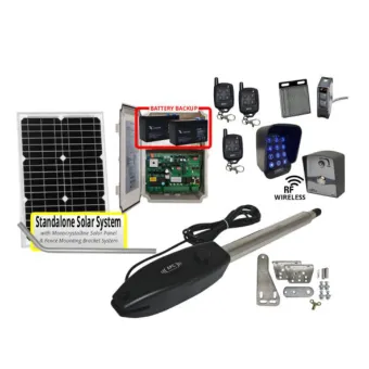 Solar Single Swing Gate Openers