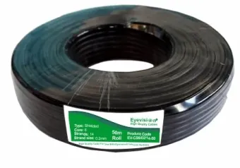 50m Roll of 6 Core Shielded Cable