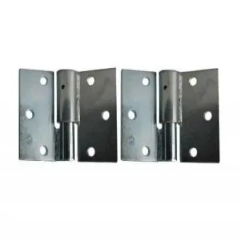 Left Side Swing Gate Hinge | Galvanized Bolt On-Bolt On Hinge | Gate Hardware