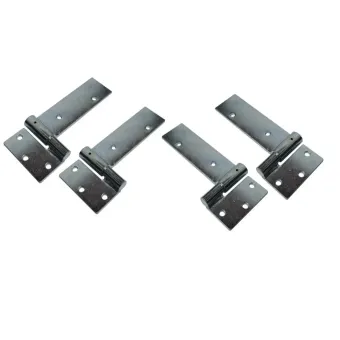 Strap Hinges Pair for Left and Right Side Double Gates Top & Bottom | Gate Hardware