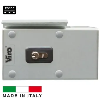 Horizontal Automatic Electric Gate Lock (Italian Made Viro V06-WB) For Double Swing Gates Without Gate Stop (High Ground Clearance ) - 12V DC Suitable With Logico 24 Control Board For Swing Gates