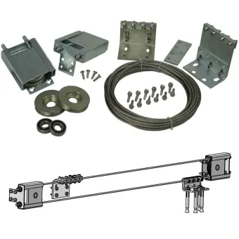 Complete Telescopic Gate Hardware | Clydesdale 500 Telescopic Gate System (4.5m Each Gate/500Kg)