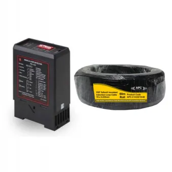 Single Channel 24V Induction Loop Detector with 60m Teflon insulated cable